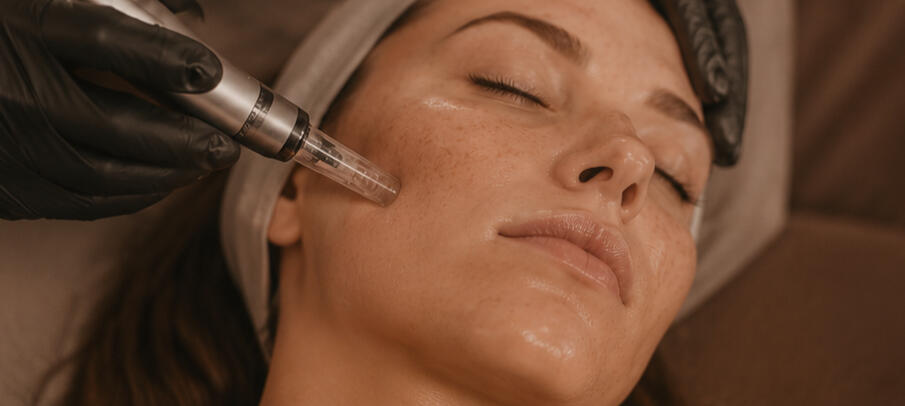Professionelles Microneedling für strahlende und glatte Haut